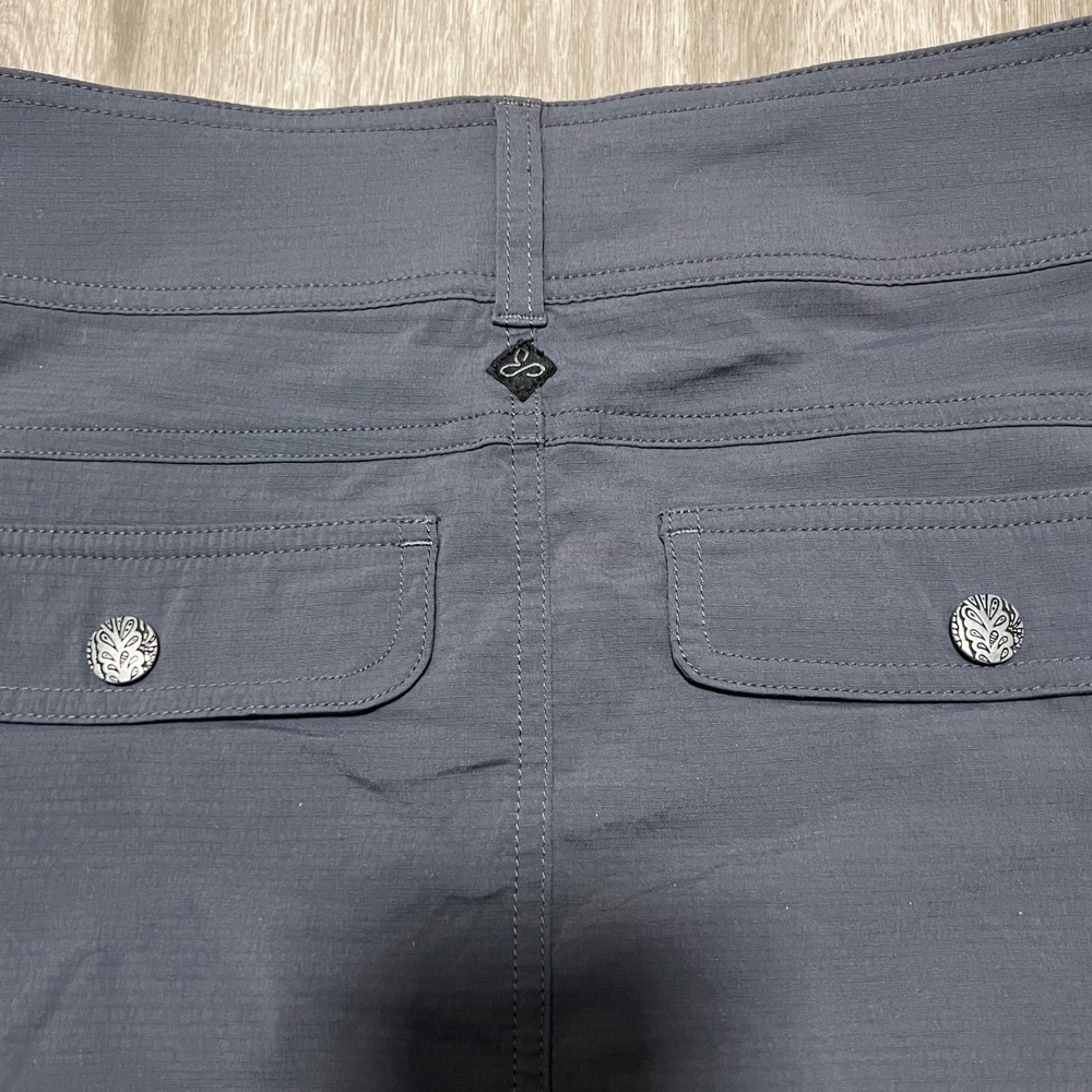 Prana Women's Gray Hiking Skort Size 6 Built in Shorts Outdoor‎ Activewear - Picture 5 of 7